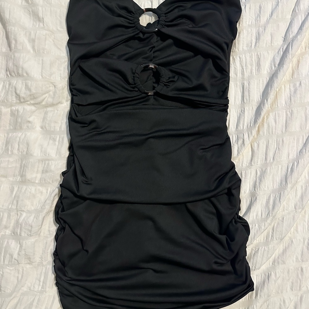 SHEIN Black Mini Dress